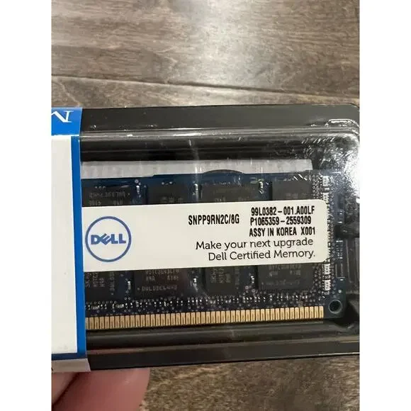 Dell Memory Module Upgrade SNPP9RN2C/8G 8GB Memory DDR3 PC3L-10600 NEW - Picture 7 of 7